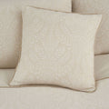 Dreams & Drapes Fearne Floral Jacquard Textured Weave Piped Edge Filled Cushion