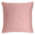 Enhanced Living Gemini Metallic Motif Cushion Cover, Blush, 43 x 43 Cm