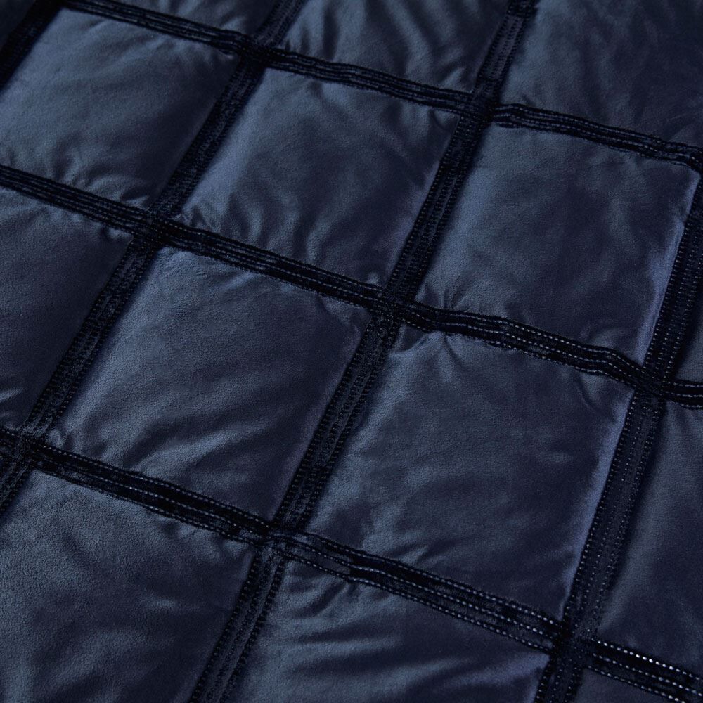 Soiree Brighton Square Velvet Duvet Cover Set
