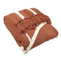 Furn Rainbow Tufted 100% Cotton Tasslelled Throw