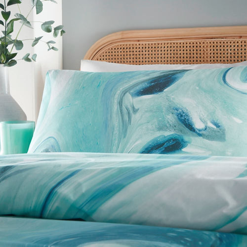 Appletree Style Astrid Swirl Digitally Print 100% Cotton Duvet Cover Set