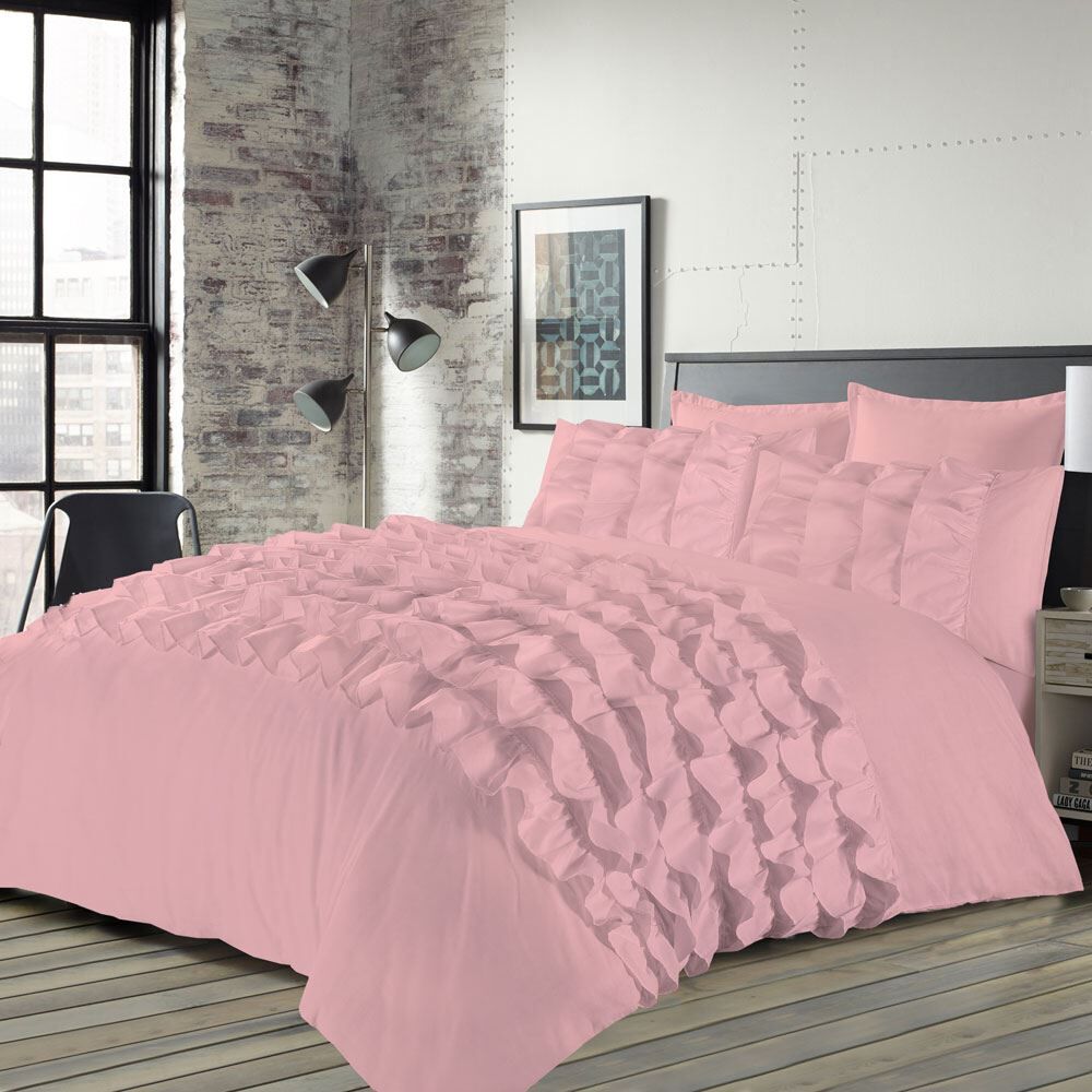 Night Zone Priscilla Frilled Duvet Cover Set