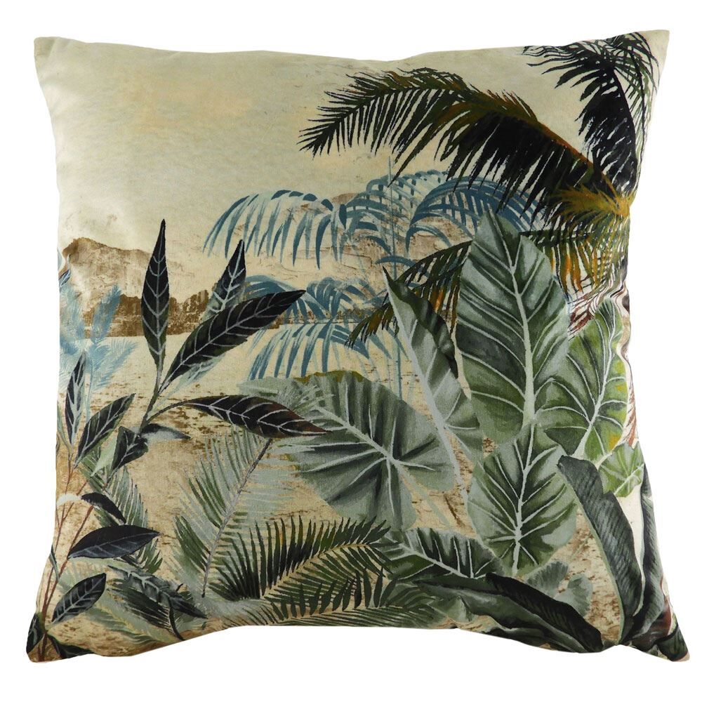 Evans Lichfield Kiable Scene Print Piped Edge Cushion Cover, Multi, 43 x 43 Cm
