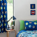 Catherine Lansfield Kids Football Pencil Pleat Curtains, 66 x 72 Inch