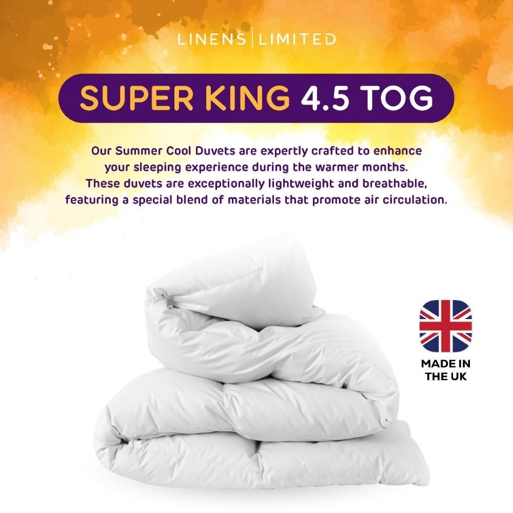 Linens Limited Bedtime Bliss Hollowfibre Non-Allergenic Duvet