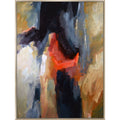 Scatter Box Mull Abstract Framed Hand Painted Print Canvas Wall Art