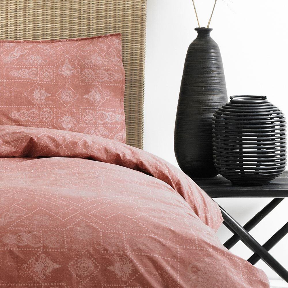 The Linen Yard Bohemian Geometric Print 100% Cotton Duvet Cover Set