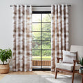 Catherine Lansfield Ombre Texture Eyelet Lined Curtains
