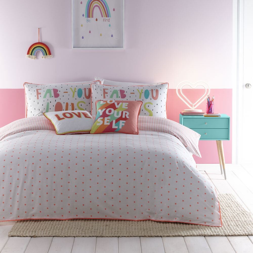 Appletree Kids Tilly Spot Print 100% Cotton Duvet Cover Set