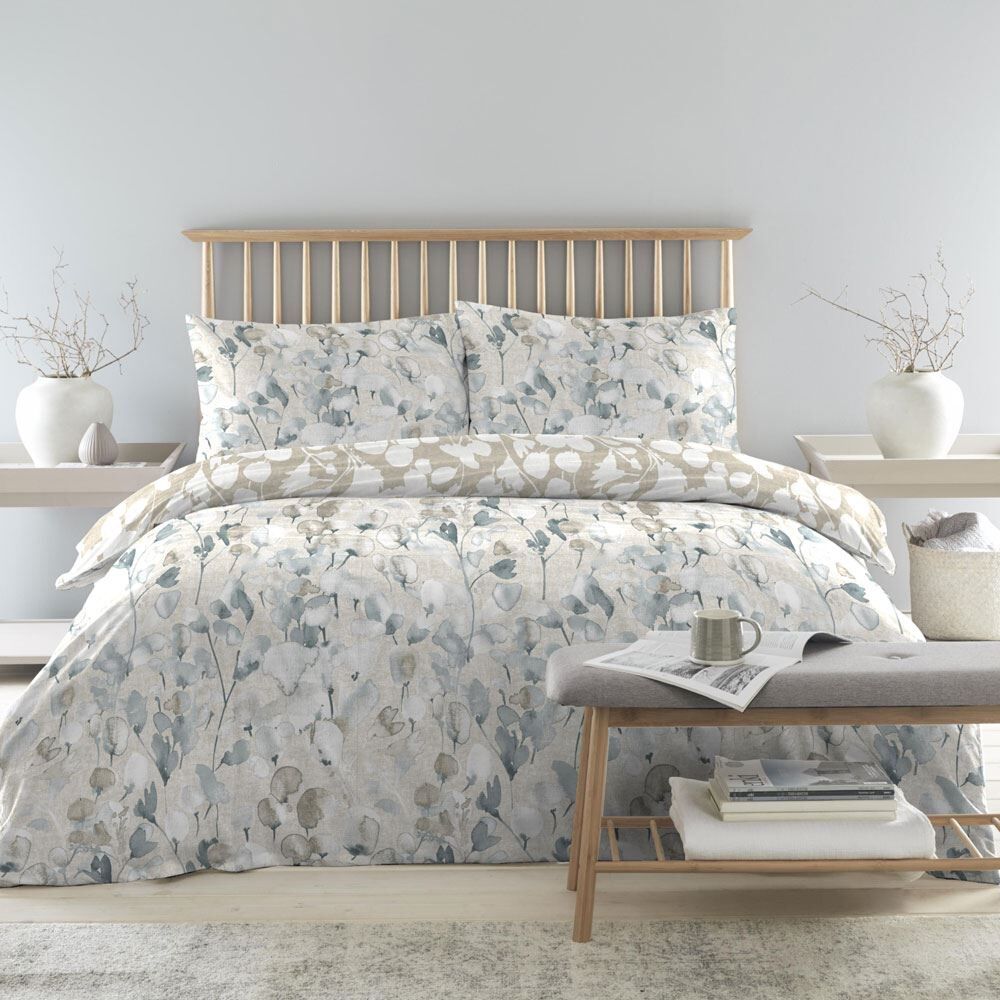 Drift Home Reyne Floral Print Reversible Eco-Friendly Duvet Cover Set