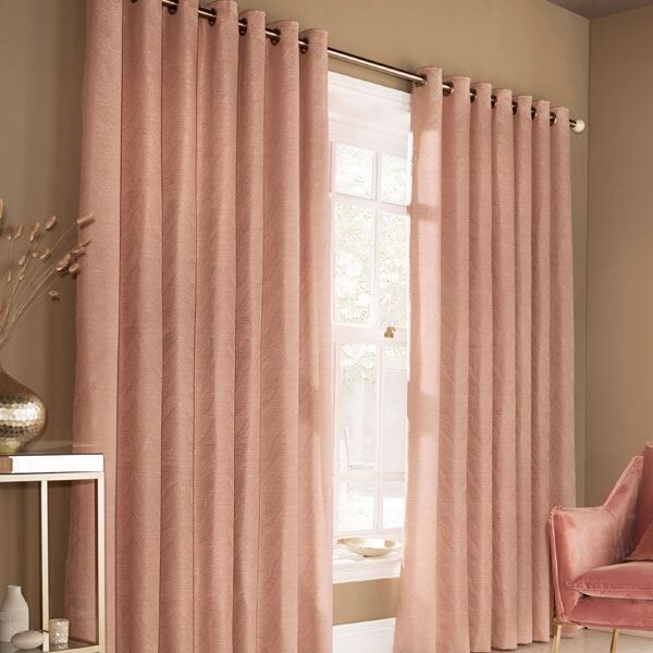 Furn Himalaya Jacquard Eyelet Lined Curtains