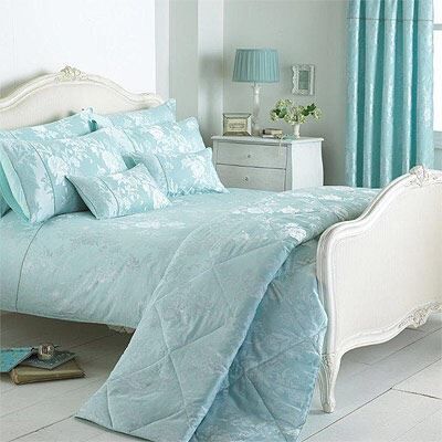 Paoletti Balmoral Floral Damask Jacquard Duvet Cover Set