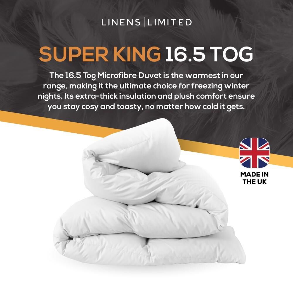 Linens Limited Luxurious Feels Like Down Microfibre Duvet