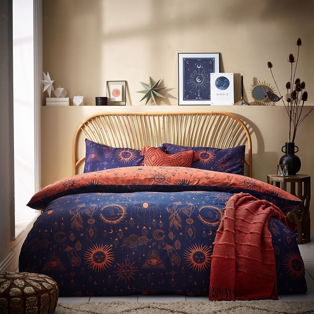 Furn Constellation Print Reversible Duvet Cover Set