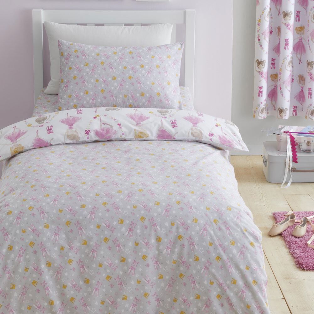 Bedlam Kids Ballet Dancer Print Duvet Cover Set