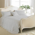 Paoletti Toulon Floral Woven 100% Cotton Quilted Pillow Sham