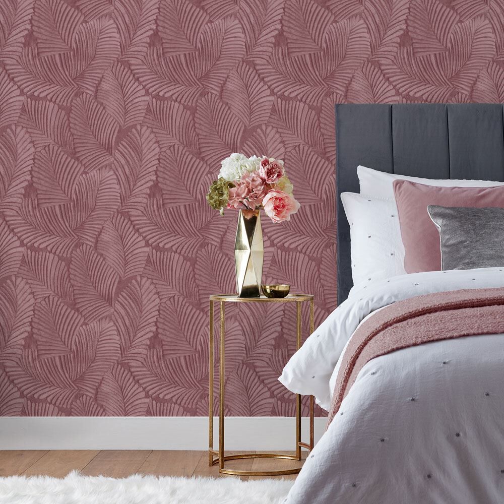 Paoletti Luxe Palmeria Botanical Vinyl Wallpaper