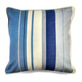 Fusion Whitworth Stripe 100% Cotton Piped Filled Cushion, 43 x 43 Cm