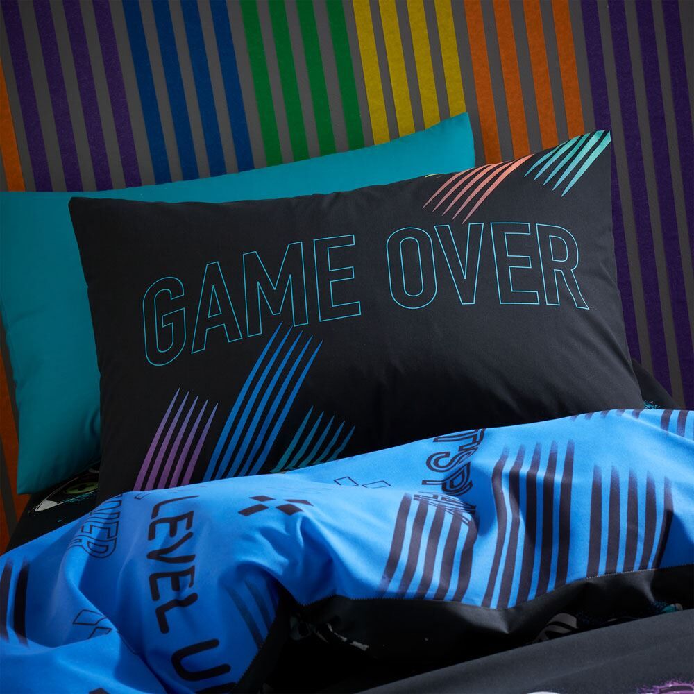 Catherine Lansfield Kids Game Over Reversible Easy Care Duvet Cover Set