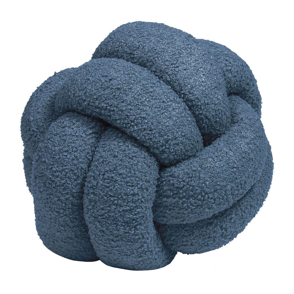 Furn Boucle Knot Fleece 3D Filled Cushion