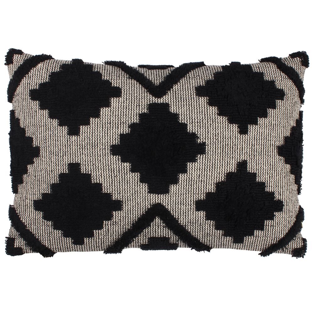 Furn Lamar Tufted Geometric Cotton Rich Cushion Cover