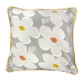 Fusion Aura Floral 100% Cotton Piped Filled Cushion, 43 x 43 Cm