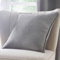 Dreams & Drapes Indiana Geometric Diamond Jacquard Piped Edge Filled Cushion