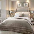 Soiree Melanie Glamourous Velvet Quilted Bedspread