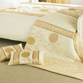 Riva Home Bouquet Bedspread, Gold, 260 x 240 Cm