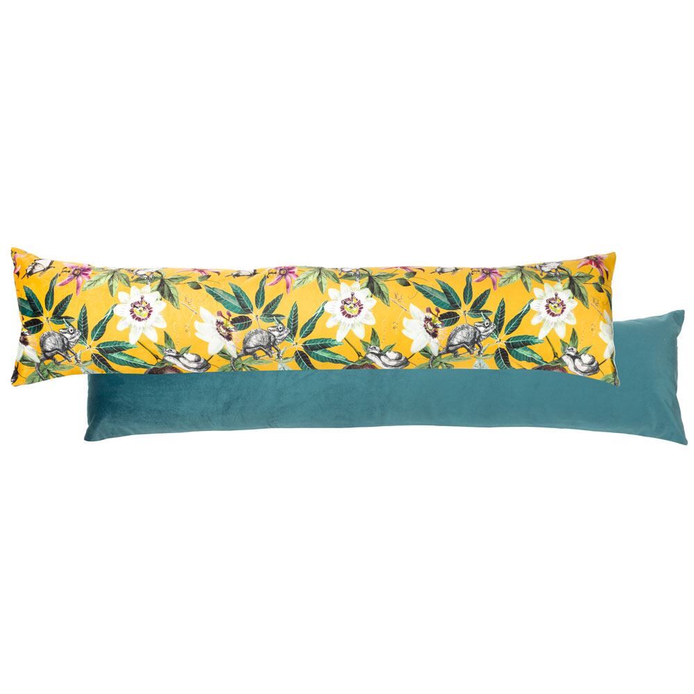 Wylder Tropics Wild Passion Creatures Print Velvet Draught Excluder