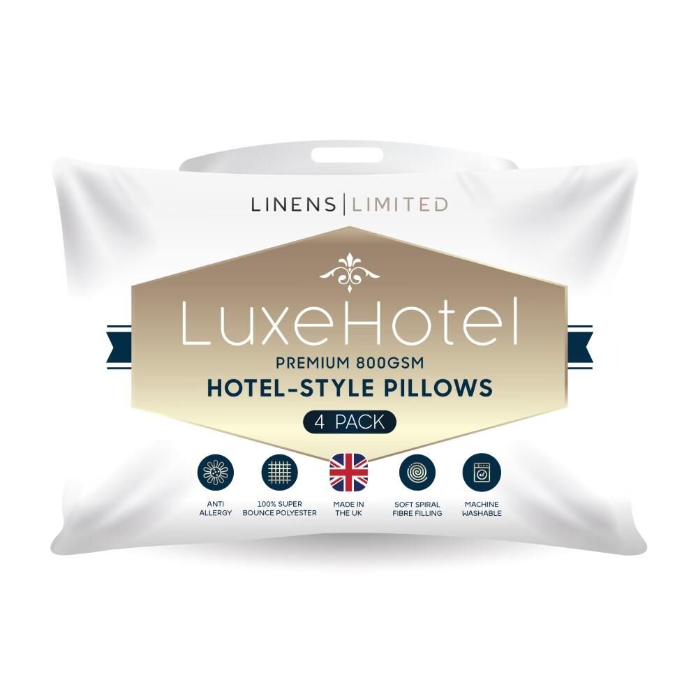 Linens Limited LuxeHotel Bounce Back Non-Allergenic Pillows