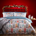 Furn Festive Town Reversible Duvet Cover Set, Multi