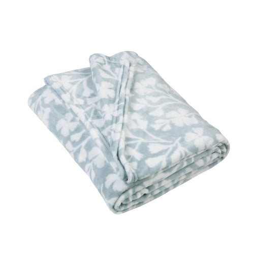 Catherine Lansfield Brooke Floral Cosy Fleece Throw