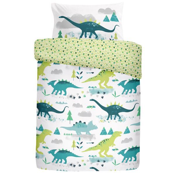 Bedlam Kids Dino Glow In The Dark Duvet Cover Set, Multi