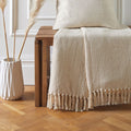 Drift Home Hayden Textured Weave Eco-Friendly 100% Recycled Cotton Throw