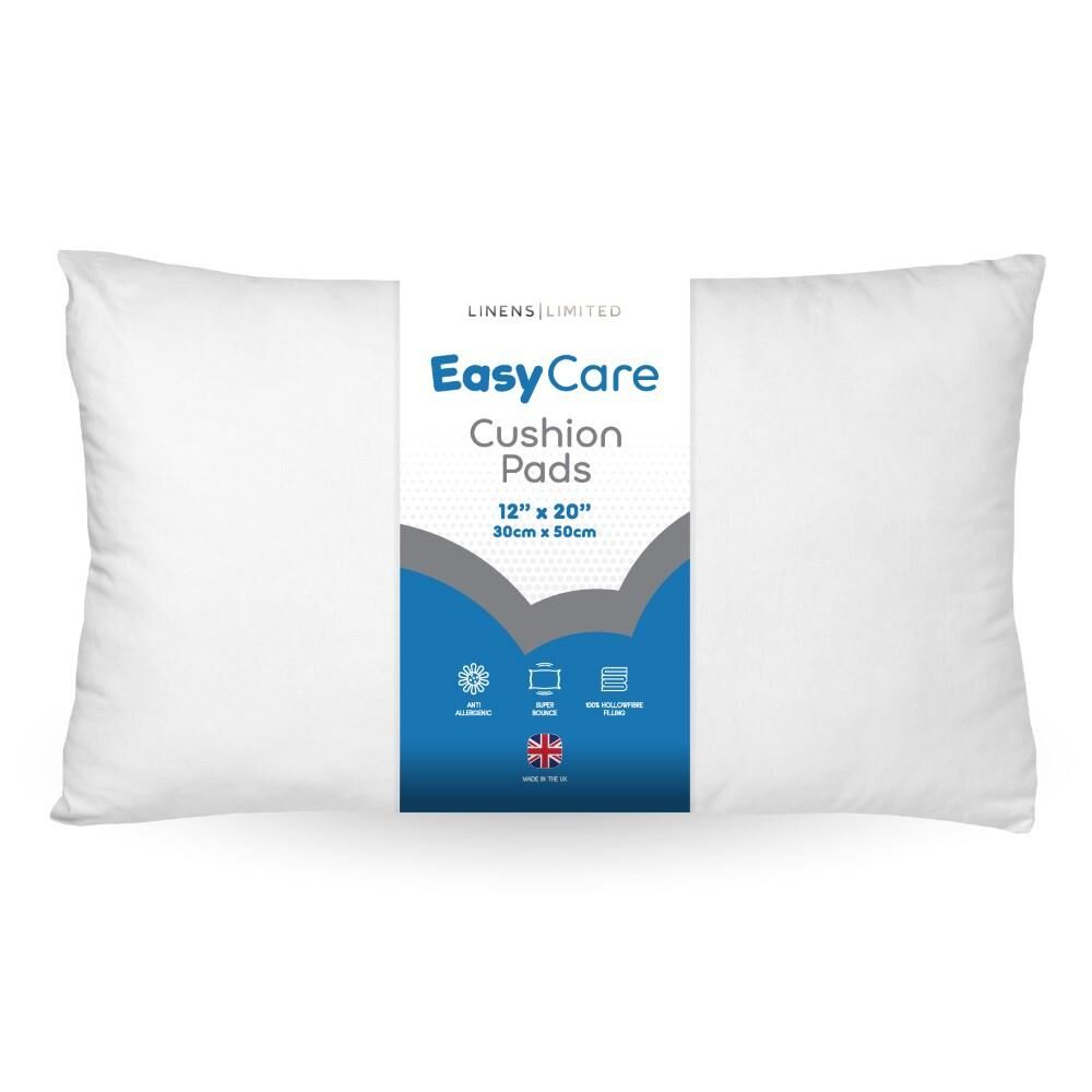 Linens Limited Easy Care Non-Allergenic Polyester Hollowfibre Cushion Inner Pads