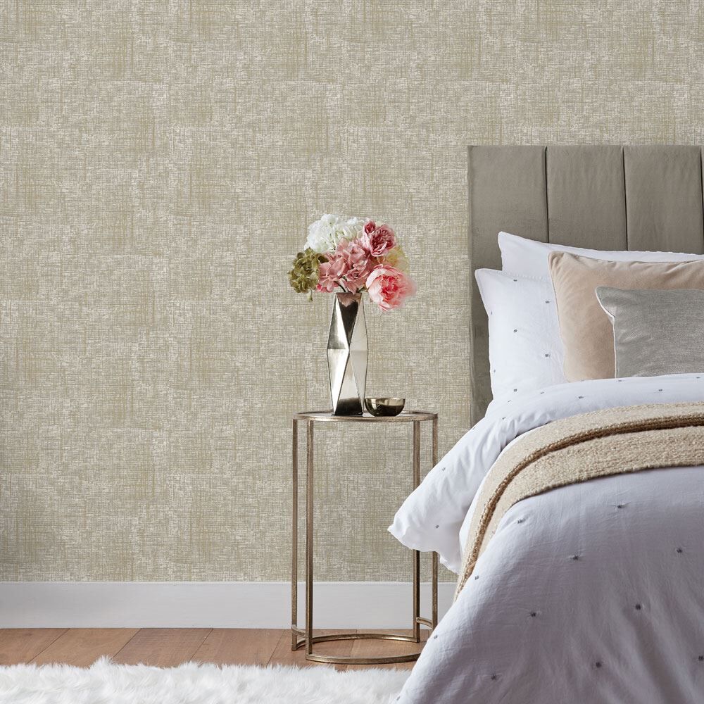 Paoletti Luxe Serafina Abstract Vinyl Wallpaper