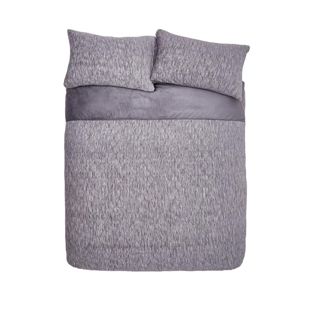 Catherine Lansfield Allure Sparkle Textured Duvet Cover Set
