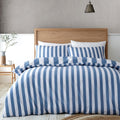 Catherine Lansfield Cove Stripe Reversible Duvet Cover Set