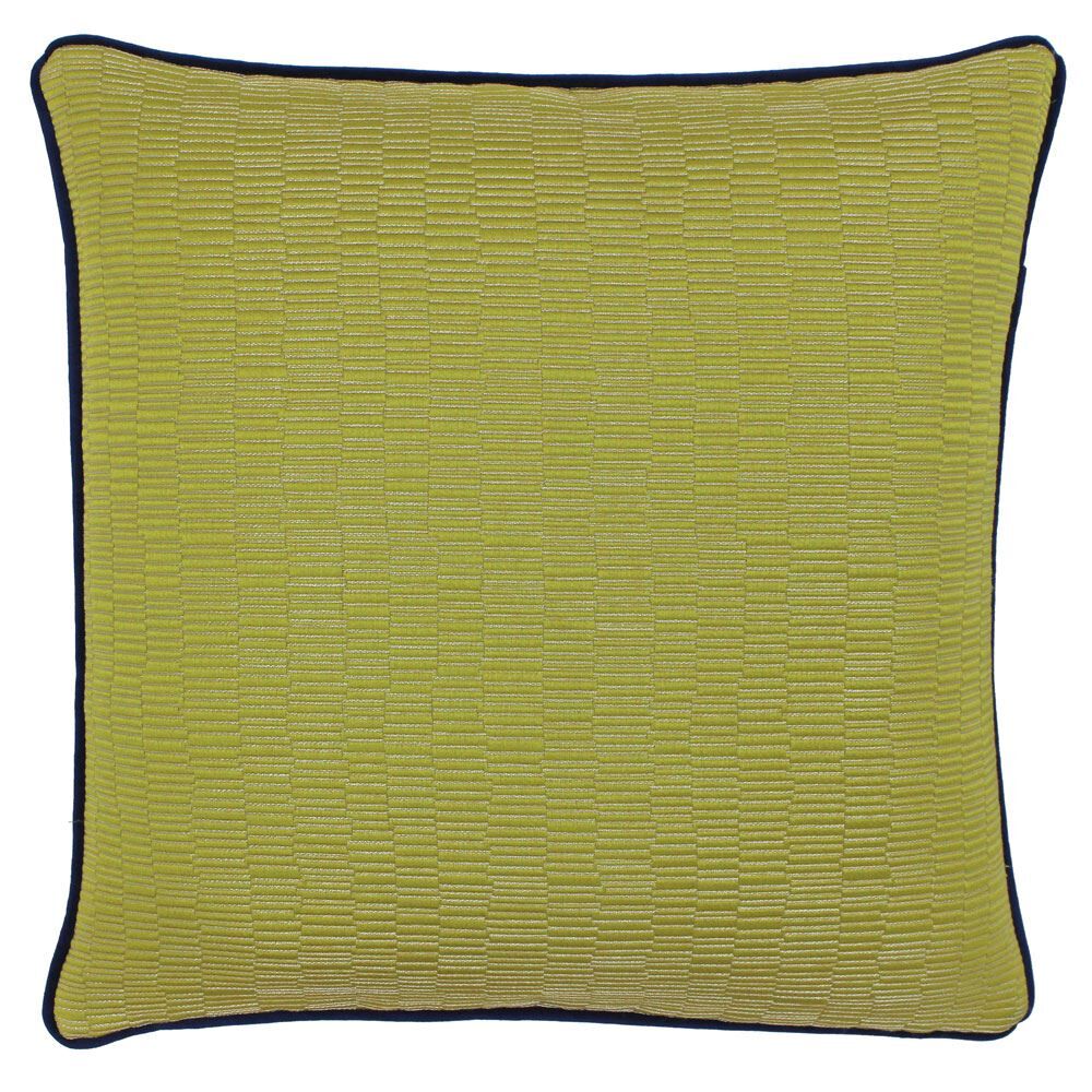 Riva Paoletti Putney Geometric Stripe Jacquard Weave Piped Cushion Cover