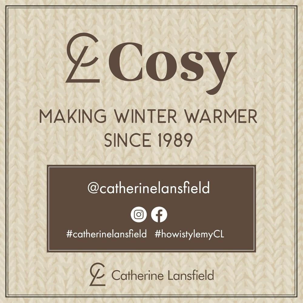 Catherine Lansfield Cosy Diamond Faux Fur Duvet Cover Set