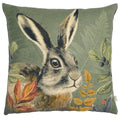 Evans Lichfield Forest Hare Profile Cushion Cover, Grey, 43 x 43 Cm