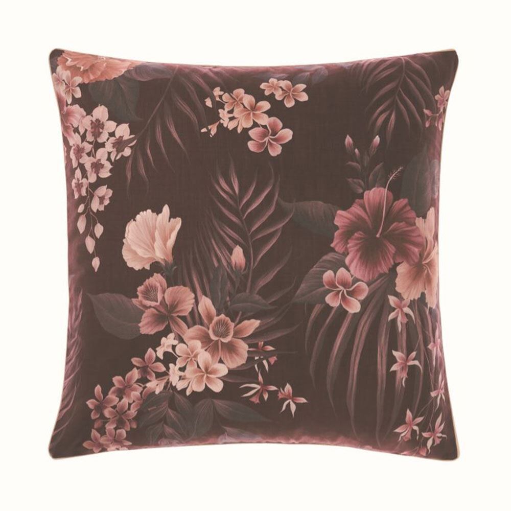 Linen House Taira Floral Print 100% Cotton Continental Pillow Case, Multi