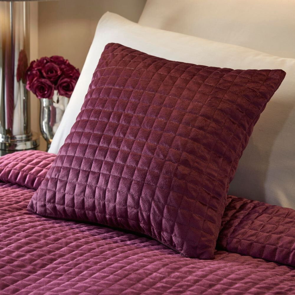 Soiree Stella Velvet Quilted Cushion Cover