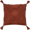 Furn Halmo Diamond Woven Loop Tasselled Cushion Cover