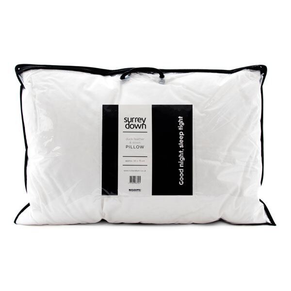 Surrey Down Home White Duck Feather And Down Pillows