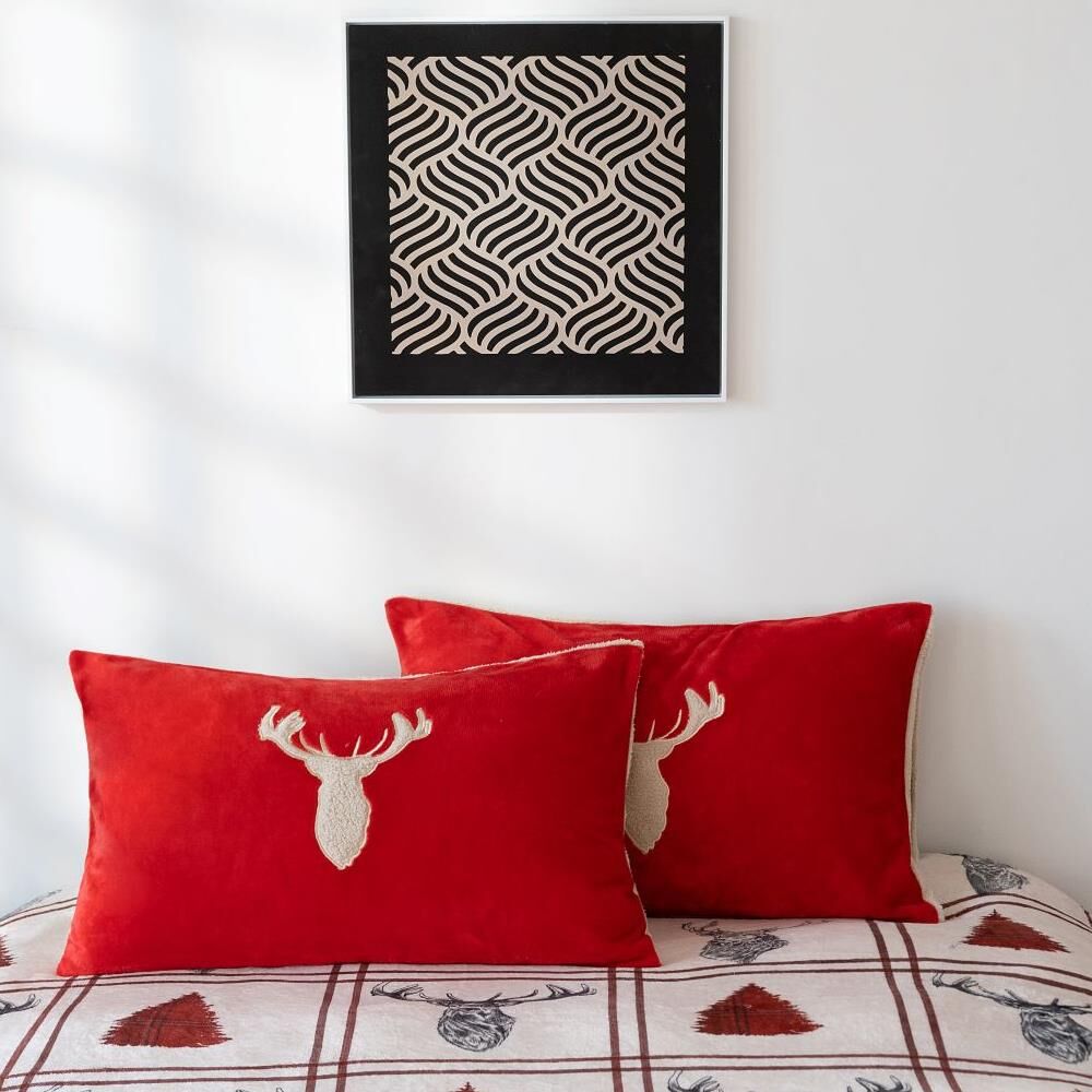 Night Zone Stag Super Soft Teddy Fleece Warm & Cosy Duvet Cover Set