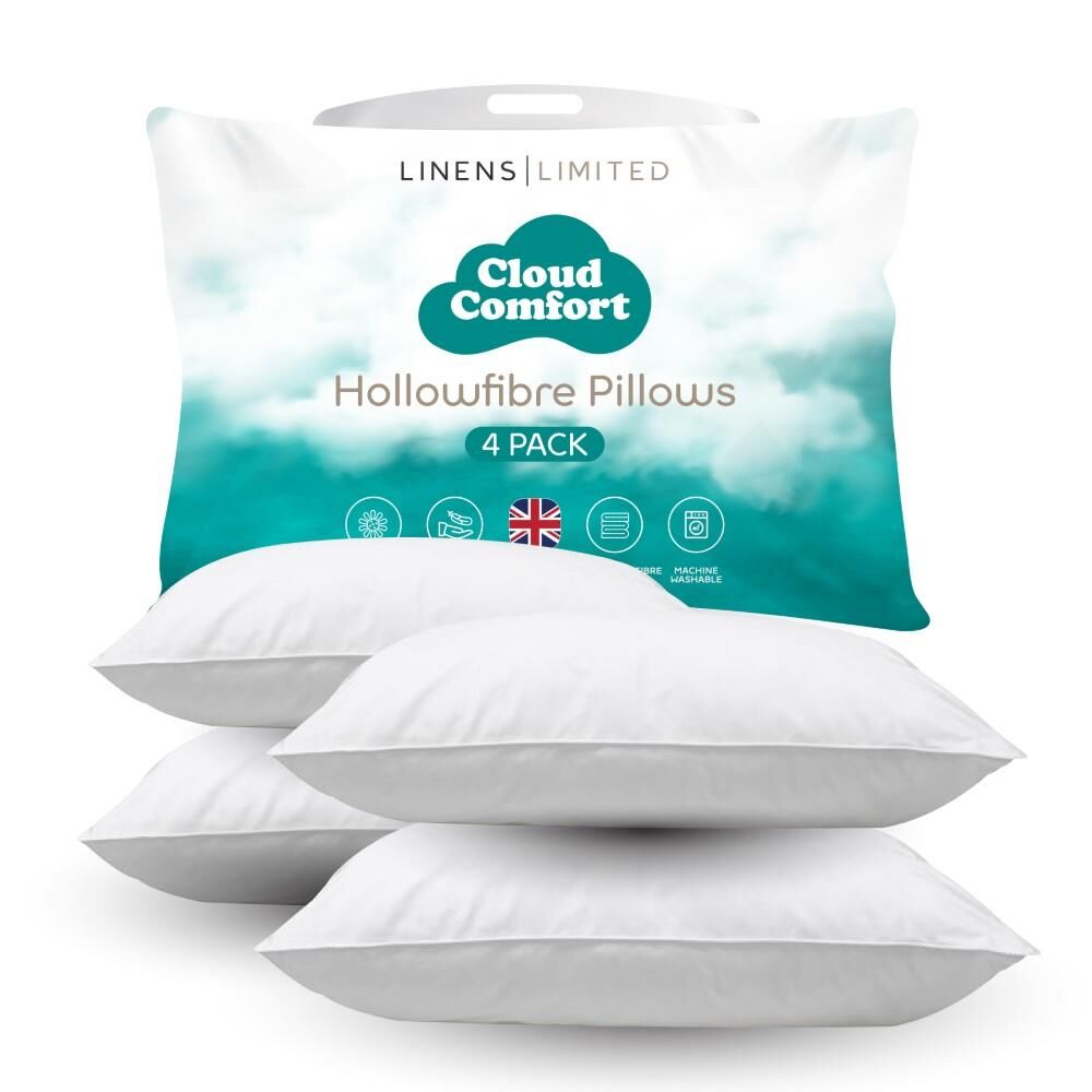 Linens Limited Cloud Comfort Non-Allergenic Hollowfibre Pillows