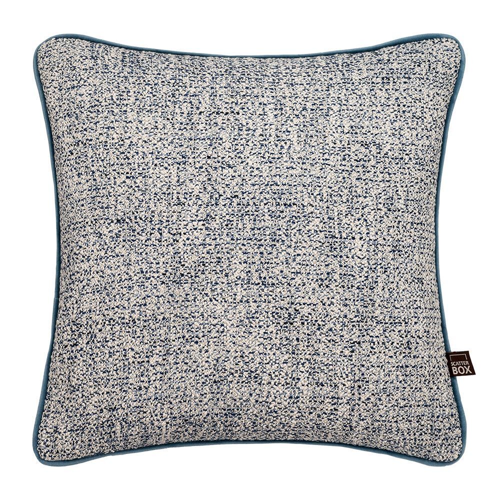 Scatter Box Leah Textured Woven Feather Filled Piped Edge Cushion