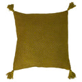 Riva Home Adelia Art Deco Geometric 100% Cotton Cushion Cover, Metallic/Ochre, 50 x 50 Cm